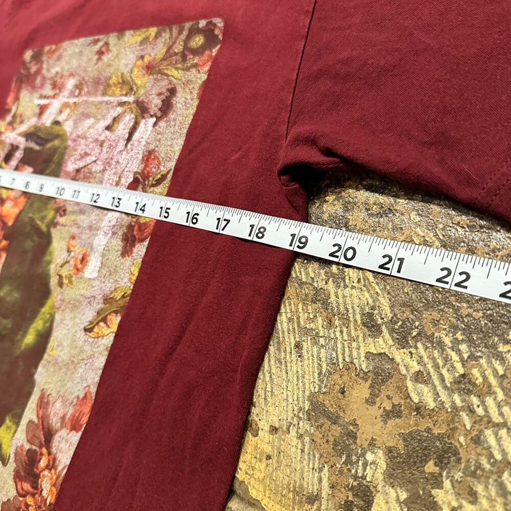 Stussy Burgundy Dinosaur Tee View 6